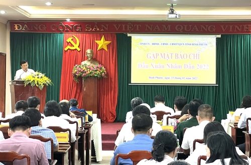 Báo chí đồng hành, phản ánh cơ hội đầu tư, đột phá trong phát triển kinh tế, xã hội của tỉnh Bình Phước